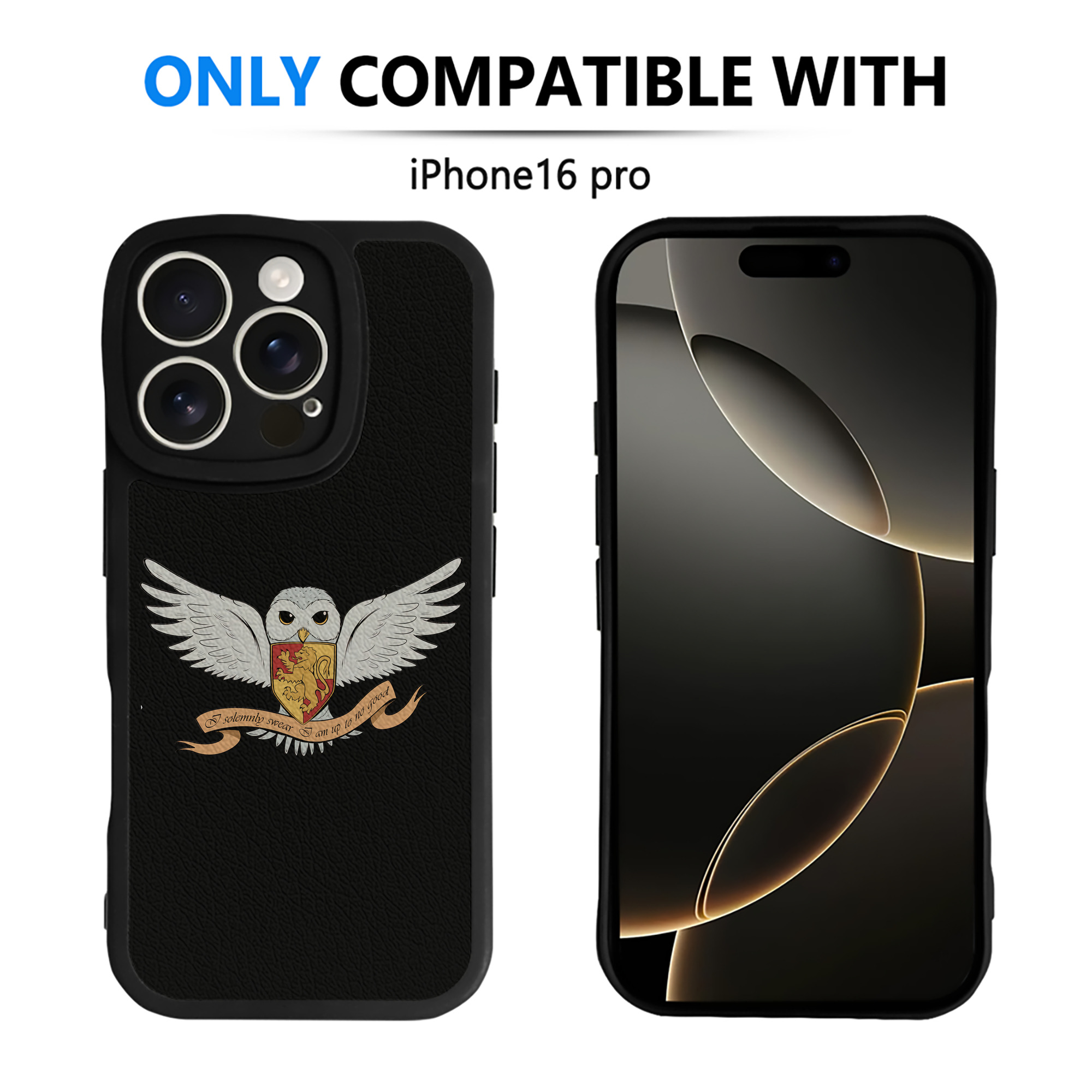 （画像用） Harry Potter ハリー・ポッターシリーズ 【iPhone 16シリーズ対応】シリコンスマホケース（レザー調） 材質：シリコン